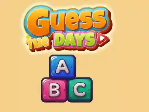 Jwèt Guess The Days sou entènèt