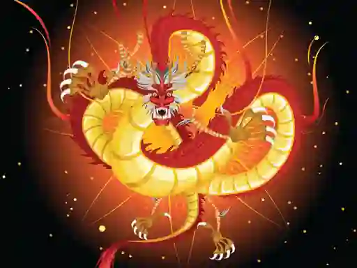 Jwèt Chinese Dragons Coloring sou entènèt