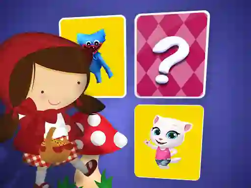 Jwèt Little Red Riding Hood Memory Card Match sou entènèt