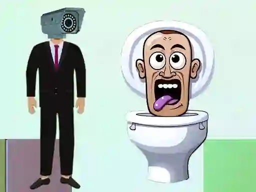 Jwèt Skibidi Toilet Bullet sou entènèt