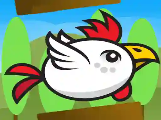 Jwèt Angry Flappy Chicken Fly sou entènèt