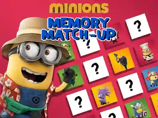 Jwèt Minions Memory Match Up sou entènèt