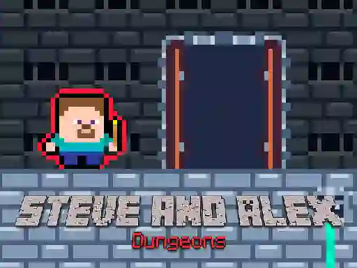 Jwèt Steve and Alex Dungeons sou entènèt
