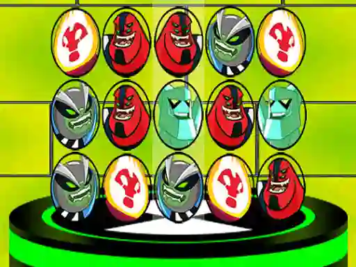 Jwèt Ben 10 Match 3 Aliens sou entènèt