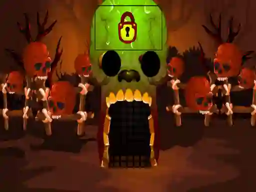 Jwèt Brown Skull Forest Escape sou entènèt
