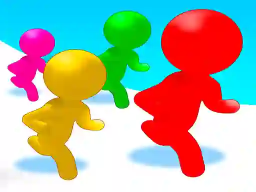 Jwèt Stickmen Color Run Switch sou entènèt