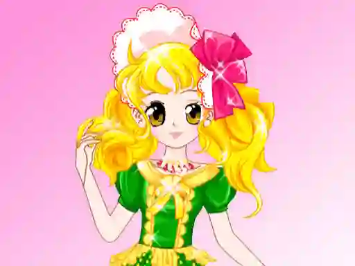 Jwèt Anime Girl Dressup sou entènèt