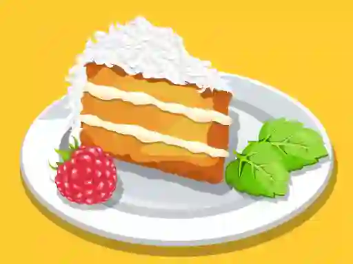 Jwèt Almond coconut cake sou entènèt