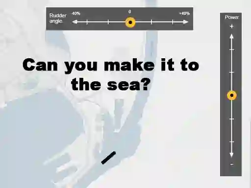Jwèt Suez Canal Simulator sou entènèt