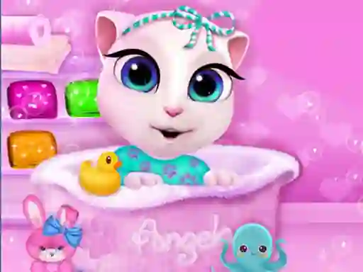 Jwèt Baby Angela Bathing Time sou entènèt