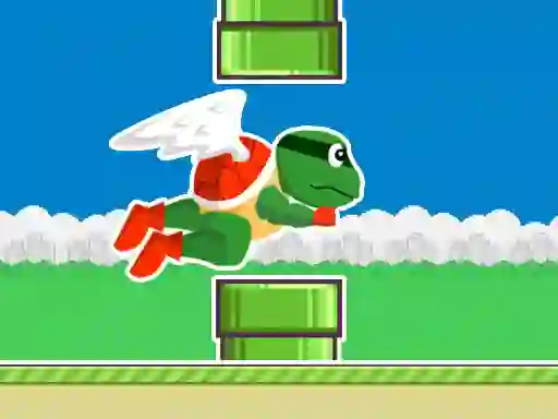 Jwèt Flappy Turtle sou entènèt