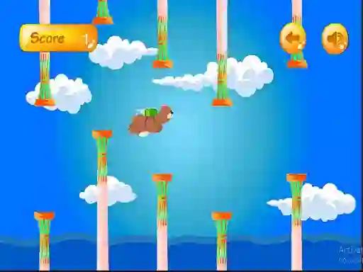 Jwèt Bear Flight sou entènèt
