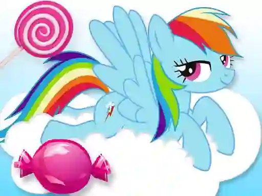 Jwèt Pony Candy Run sou entènèt