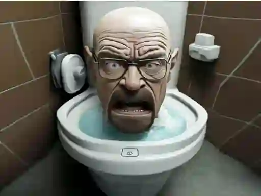 Jwèt Funny Skibidi Toilet Face sou entènèt