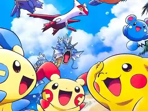 Jwèt Pokemon Slide sou entènèt
