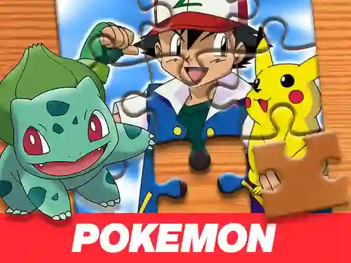 Jwèt Pokemon Jigsaw Puzzle sou entènèt