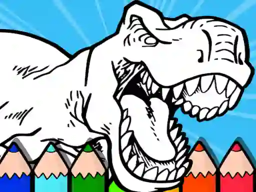 Jwèt Coloring Dinos For Kids sou entènèt