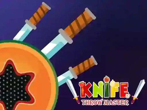 Jwèt Knife Throw Master sou entènèt