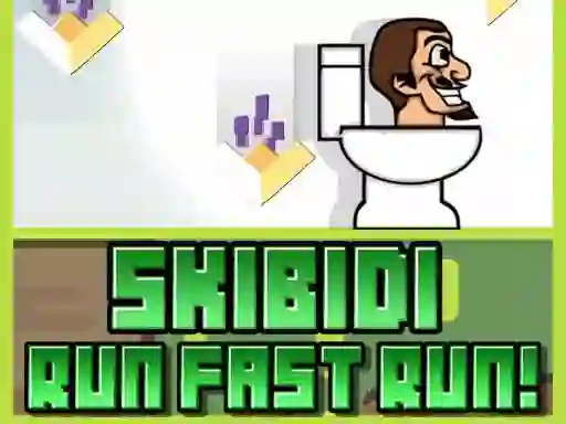Jwèt Skibidi Run Fast Run! sou entènèt