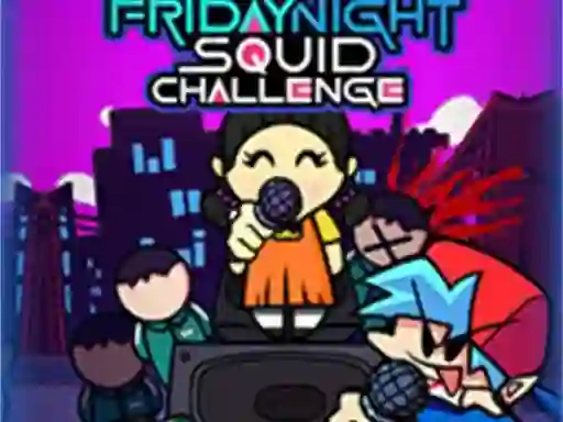 Jwèt Super Friday Night Squid Challenge Game sou entènèt