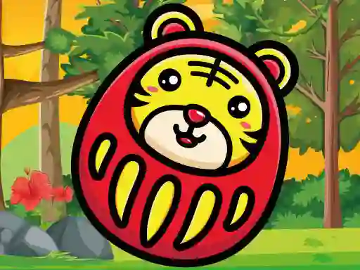 Jwèt Daruma Tiger Run sou entènèt