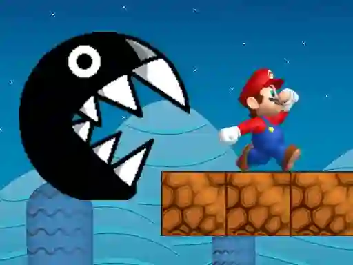 Jwèt Ultimate Mario run sou entènèt