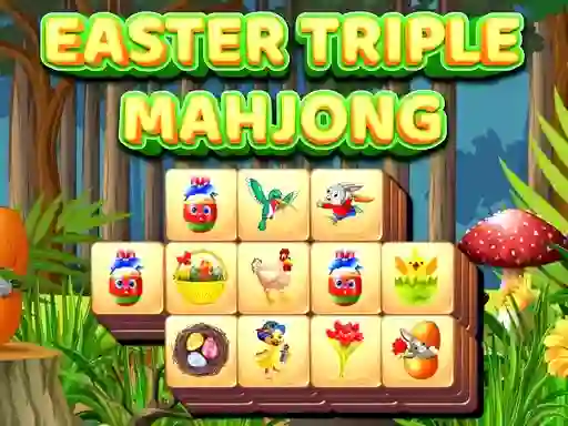 Jwèt Easter Triple Mahjong sou entènèt