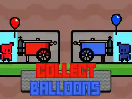 Jwèt Collect Balloons sou entènèt
