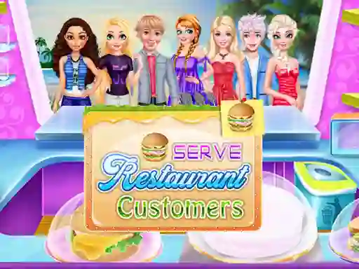 Jwèt Serve Restaurant Customers sou entènèt