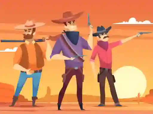 Jwèt Wild West Shooting sou entènèt