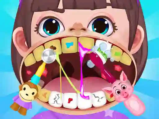 Jwèt Baby Hospital Dentist Caring sou entènèt