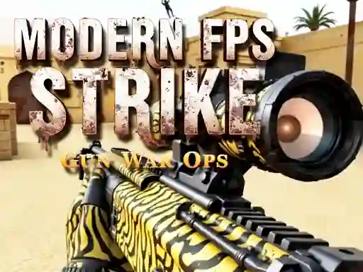 Jwèt Modern FPS Strike Gun War Ops sou entènèt