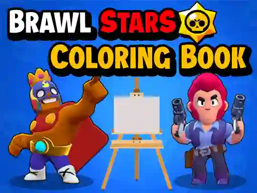 Jwèt Brawl Stars Coloring Books sou entènèt