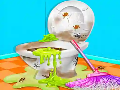 Jwèt Dirty Home Cleaning Fix sou entènèt
