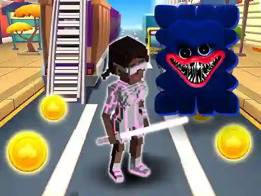 Jwèt City Runner 3D.io sou entènèt