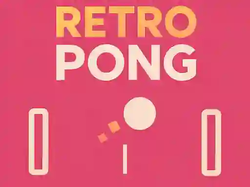 Jwèt Retro Pong sou entènèt
