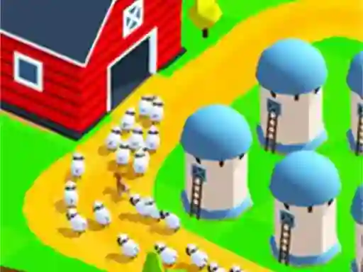 Jwèt Idle Sheep 3d sou entènèt