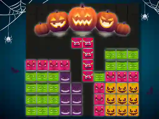 Jwèt Blocks Puzzle Halloween sou entènèt