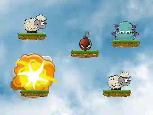 Jwèt Blobs And Sheep sou entènèt