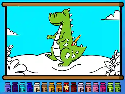Jwèt Super Game Coloring sou entènèt
