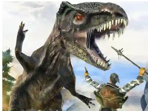 Jwèt Dinosaur hunting dino attack sou entènèt