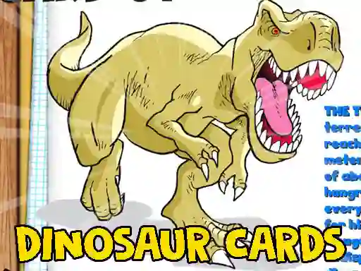 Jwèt Dinosaur Cards sou entènèt