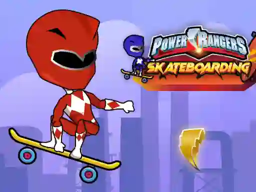 Jwèt Power Rangers Skateboading sou entènèt