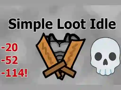 Jwèt Simple Loot Idle sou entènèt