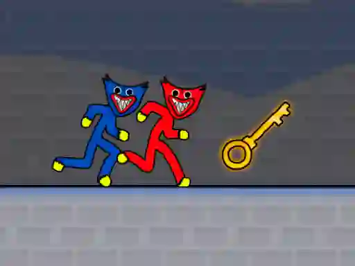 Jwèt Stickman Huggy Party Duo sou entènèt