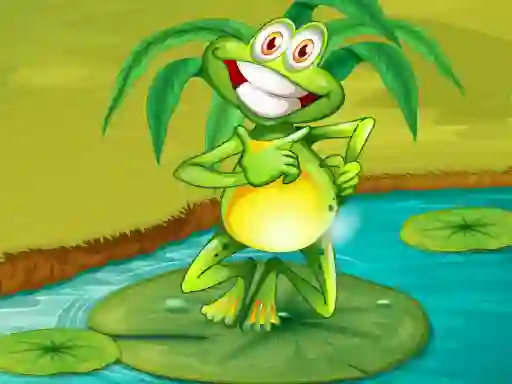 Jwèt Frog Block sou entènèt