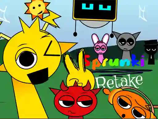 Jwèt Sprunki Retake FINAL v4 sou entènèt