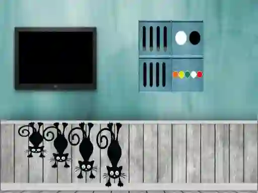 Jwèt Kitty House Escape sou entènèt
