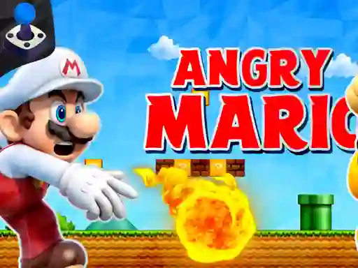 Jwèt Angry Mario sou entènèt