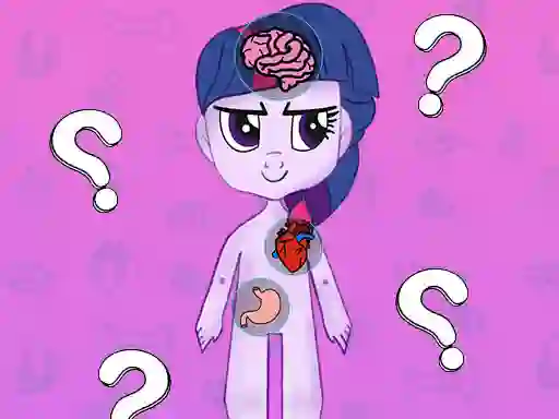 Jwèt My Little Pony Learning The Body sou entènèt